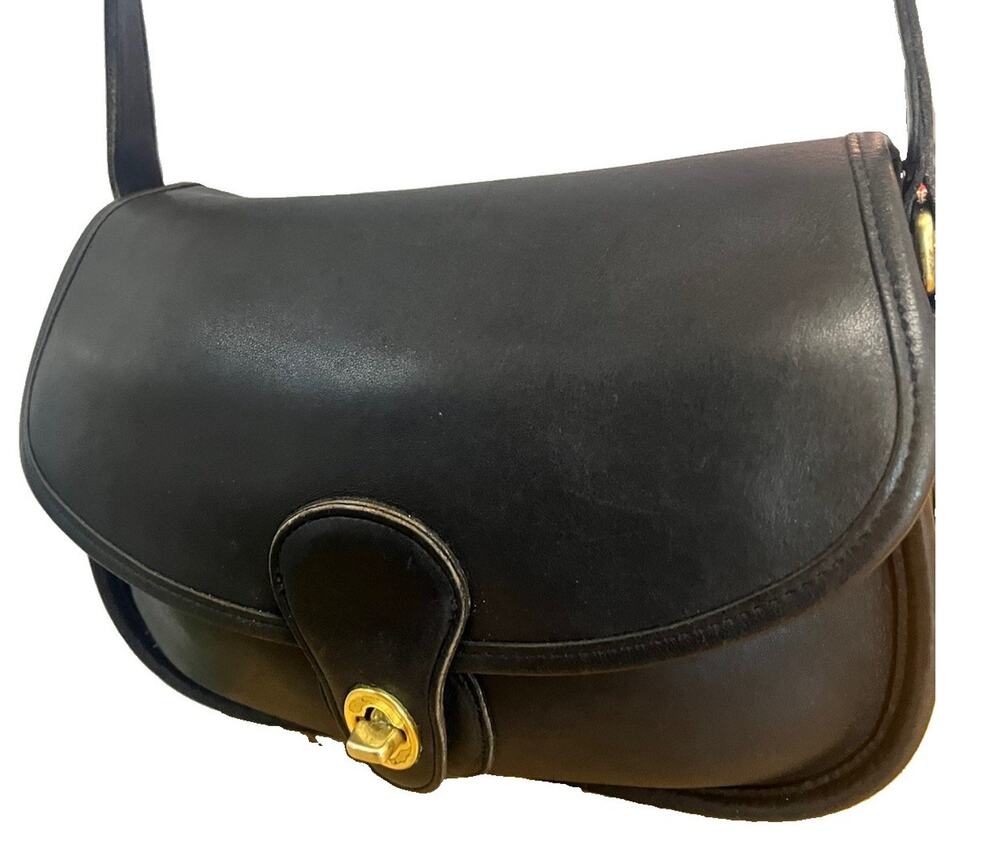 PRISTINE Collectors Coach 9954 Black Leather Prairie Bag Crossbody Shoulder Bag